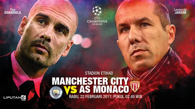 Prediksi Manchester City vs AS Monaco