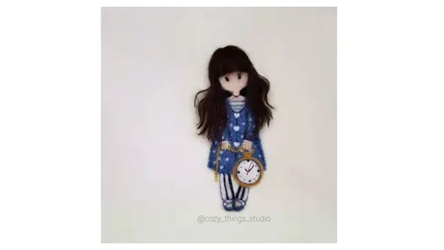 Wol Sebagai Media Lukis (sumber: Instagram/@cozy_things_studio)