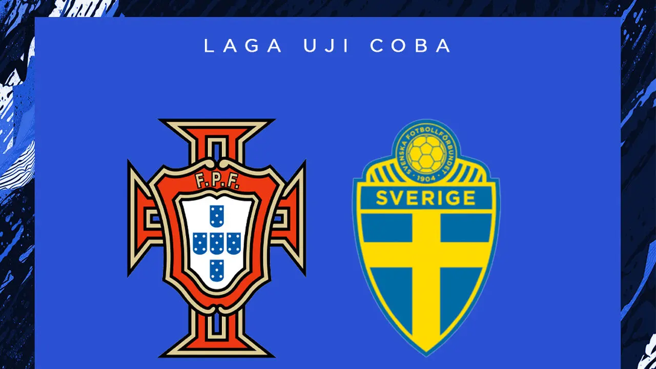 Laga Uji Coba - Portugal Vs Swedia