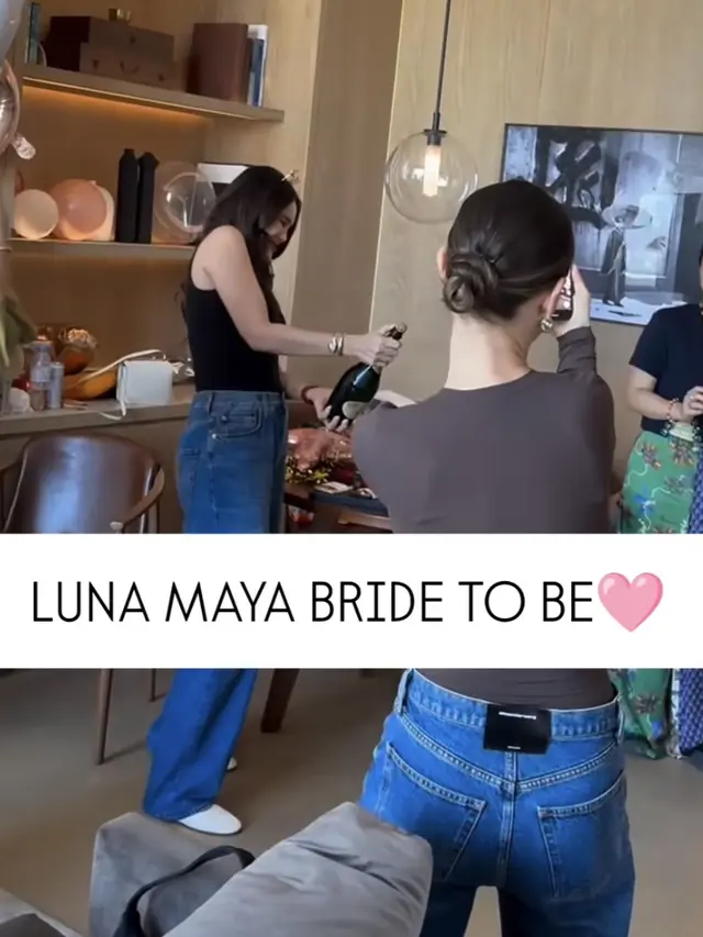 Potret Kejutan Bridal Shower Luna Maya. [@bobo_rok]