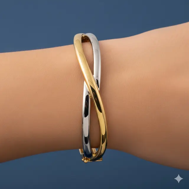 Model Gelang Emas 18 Karat 5 Gram untuk Simpanan. gemini