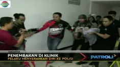 Usai menembak korban, pelaku kabur menggunakan ojek dan menyerahkan diri ke Polda Metro Jaya.
