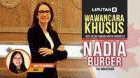Wawancara Khusus program The Ambassador bersama Duta Besar Kanada untuk Indonesia Nadia Burger.(Liputan6.com/ Abdillah)