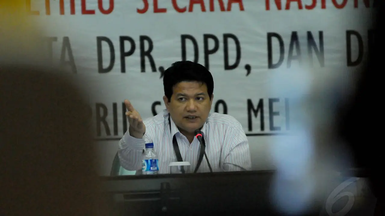 Suasana Rapat Pleno KPU di Hari Ketiga