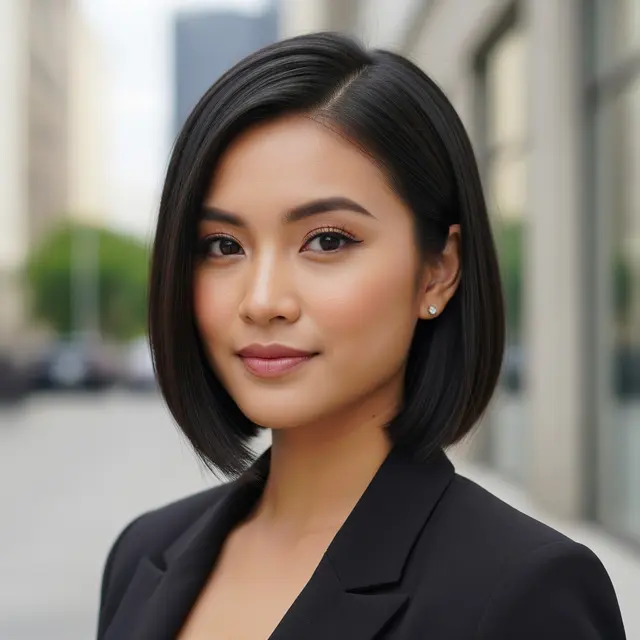 Model Rambut Pendek Wanita ala Jepang (Image by Gemini AI)