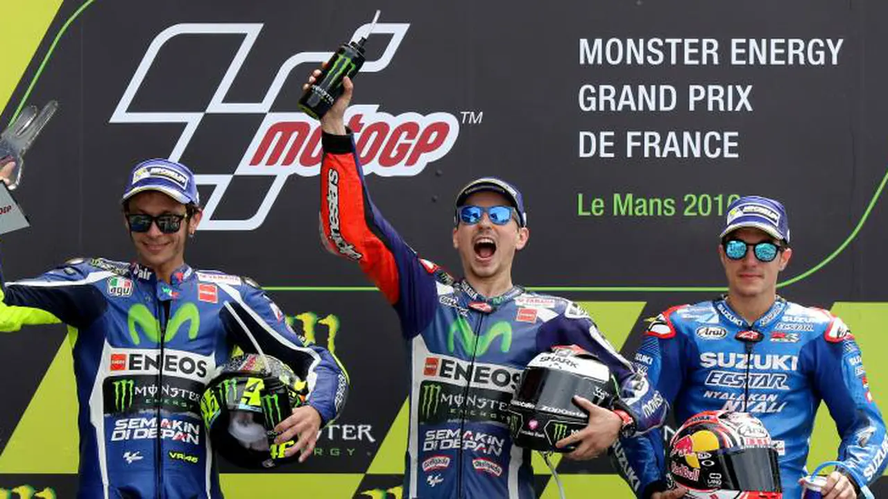 Valentino Rossi, Jorge Lorenzo, Marc Vinales 