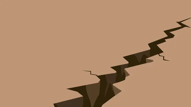 Ilustrasi Gempa Bumi.
