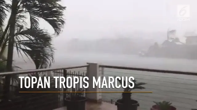 Topan Tropis Marcus melanda kota Darwin hingga ke pantai Kimberly.