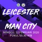 Premier League - Leicester City vs Manchester City. (Bola.com/Dody Iryawan)