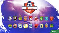 Shopee Liga 1 2019 Logo Klub (Bola.com/Adreanus Titus)