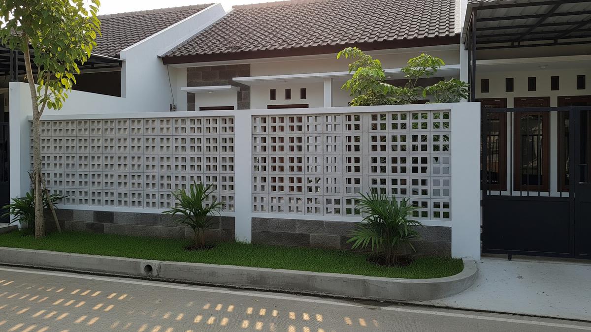 10 Ide Pagar Roster Modern yang Membuat Rumah Tampak Lebih Rapi dan Cantik