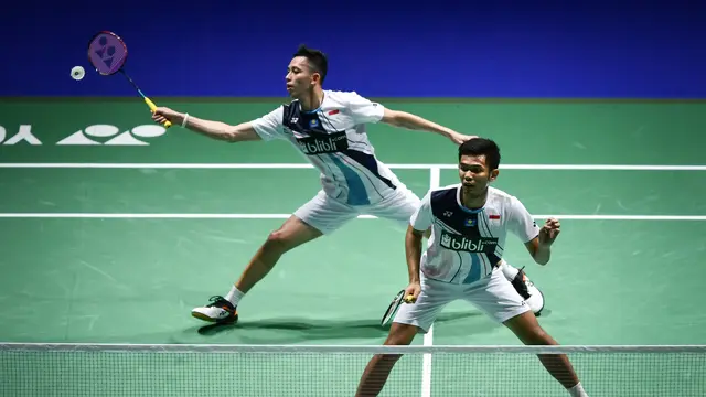 Taklukkan Fajar / Rian, Hendra / Ahsan Lolos ke Final Kejuaraan Dunia Bulu Tangkis 2019