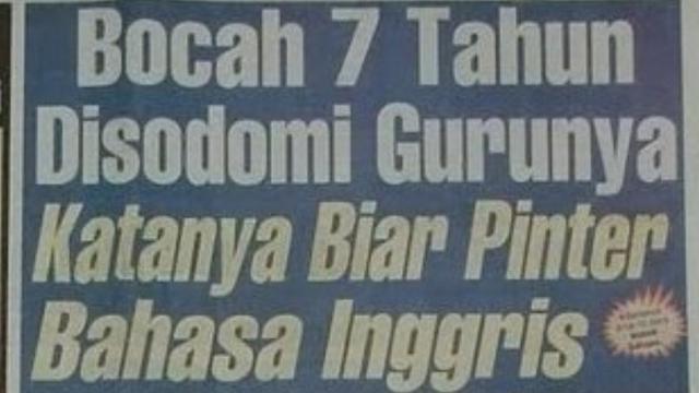 Judul koran nyeleneh