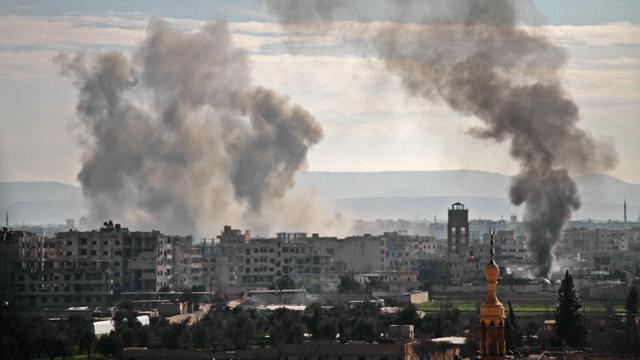 Pasukan Suriah Bombardir Ghouta Timur, 98 Orang Tewas