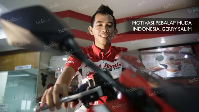 Gerry Salim Pebalap Muda Indonesia Termotivasi oleh Pedrosa