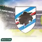 Logo Sampdoria dan Logo Garuda Timnas Indonesia (Bola.com/Adreanus Titus)