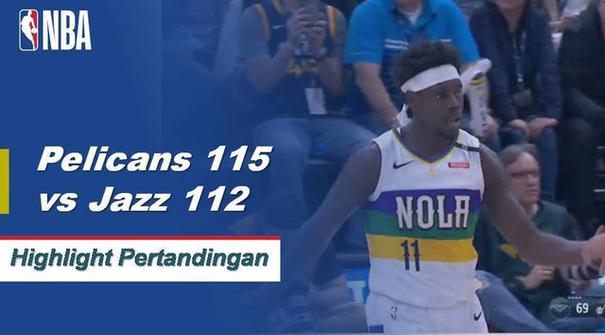 Jure Holiday skor 30 saat Pelikan mendapatkan kemenangan atas Jazz 115-112.