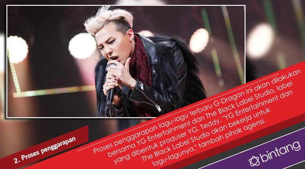 Pesona G-Dragon, Bungkam Isu Lewat Konser dan Album Baru. (Foto: AFP/Bintang.com, Desain: Nurman Abdul Hakim/Bintang.com)