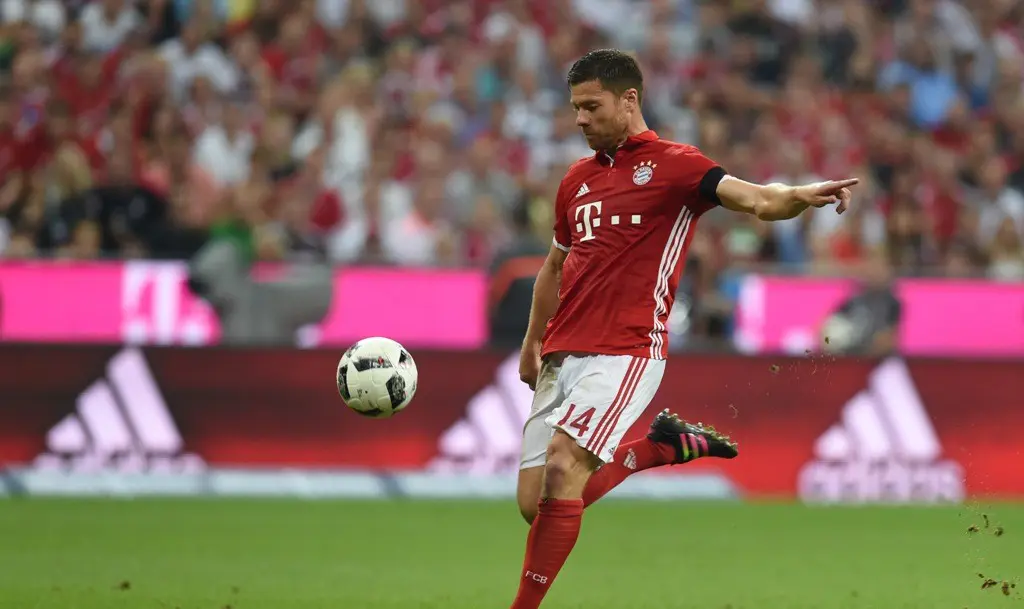Xabi Alonso menjadikan Bayern Munchen sebagai klub terakhir yang pernah ia perkuat. (AFP/Christof Stache)