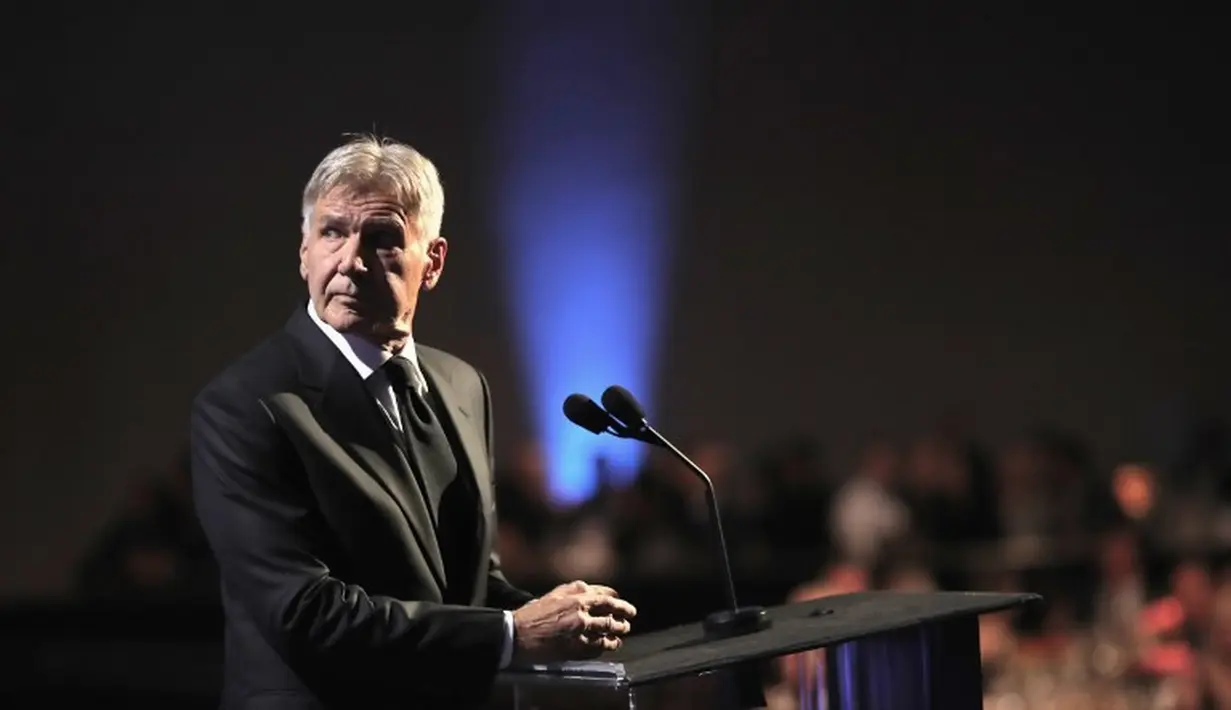 Harrison Ford miliki beberapa jet, yakni Aviat A-1B Husky, DHC-2 Beaver, Cessna 182, Beechcraft B36TC Bonanza, Cessna 208B Grand Caravan, 929-vintage Waco Taperwing, dan sebuah Bell 407 helicopter. (Christopher Polk / GETTY IMAGES NORTH AMERICA / AFP)