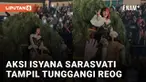 Penyanyi Isyana Sarasvati kembali membuat heboh netizen saat tampil di sebuah konser viral di media sosial