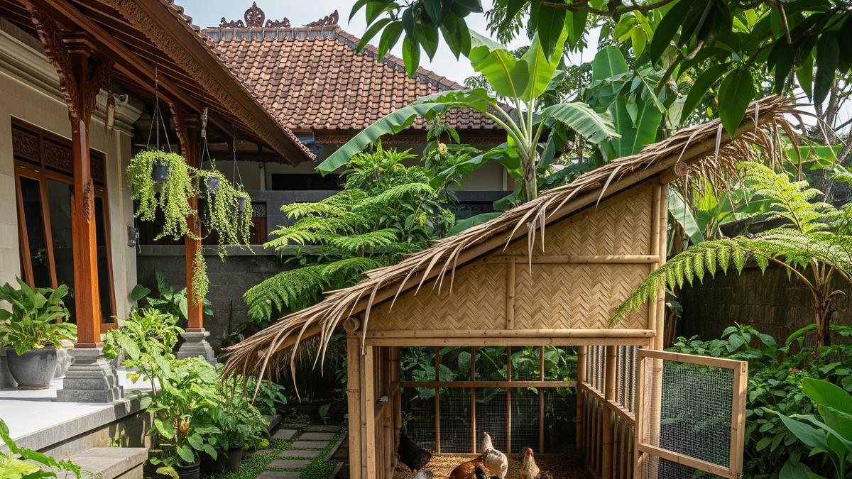 9 Desain Kandang Ayam Umbaran di Rumah, Konsep Sederhana tapi Efektif