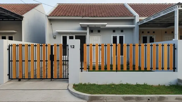 Inspirasi Pagar Rumah Kecil yang Disukai Banyak Pemilik Rumah Subsidi/AI Generated