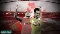 Timnas Indonesia vs Timnas Malaysia. (Bola.com/Dody Iryawan)