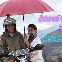 Jokowi ulang tahun, hashtag atau tagar #happy56thjokowi jadi trending topic di Indonesia. (TNI-AU)