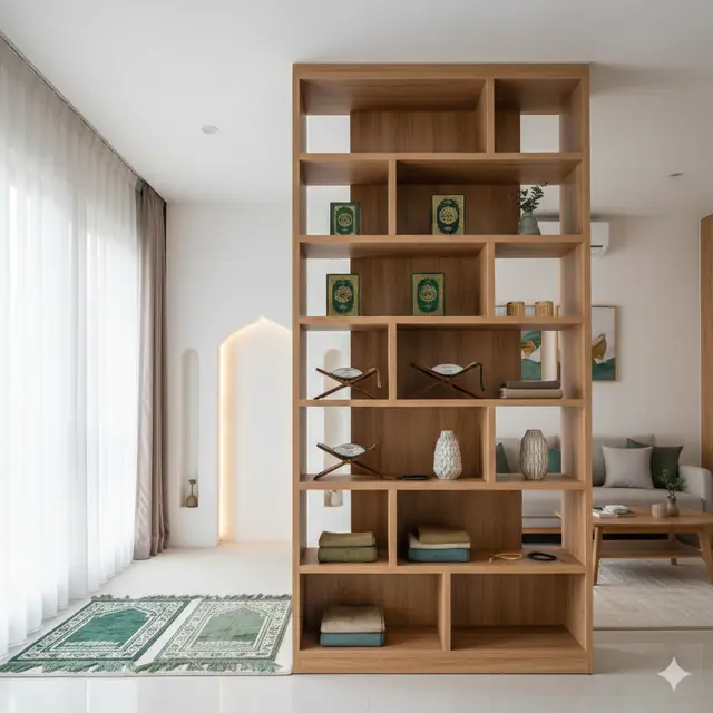 Desain Mushola Tanpa Sekat (Foto: Gemini AI)