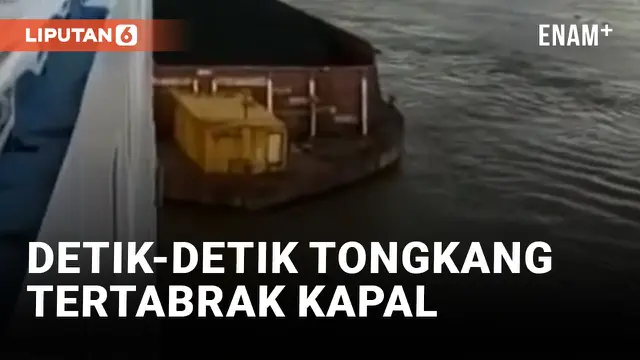 Kapal Penumpang Tabrakan dengan Tongkang Batu Bara di Kalsel