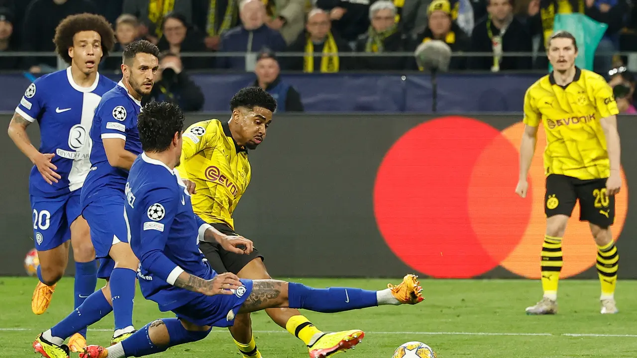 Ian Maatsen, Borussia Dortmund vs Atletico Madrid, Liga Champions