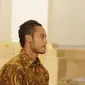 Kapten Persib Bandung, Atep menghadiri jamuan makan malam bersama Presiden Joko Widodo di Istana Negara, Jakarta, Senin (19/10/2015). (Bola.com/Vitalis Yogi Trisna)