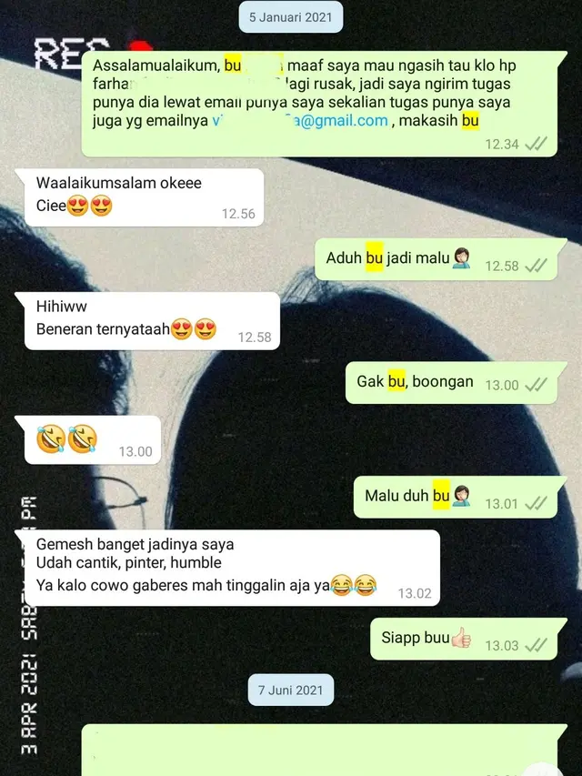 Kocak, 6 Chat Guru dan Murid Ini Bikin Senyum-senyum Sendiri