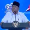 Presiden Prabowo Subianto memberikan pidato dalam perayaan HUT ke-25 Partai Demokrat di Indonesia Arena, Jakarta, Rabu (9/9/2026) (Istimewa)
