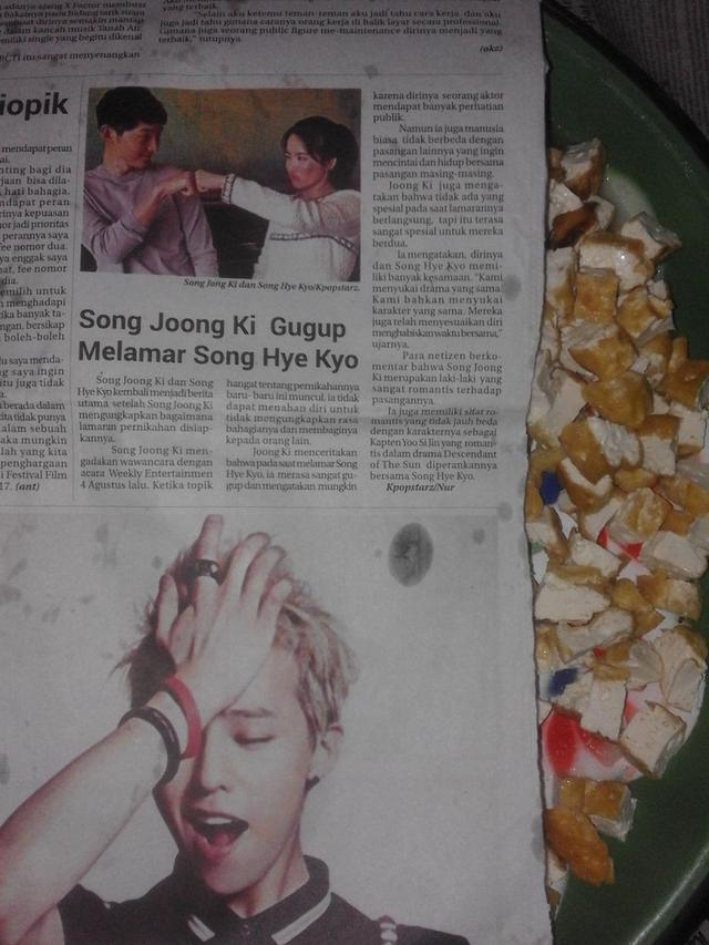 6 Kertas Bungkus Makanan Ada Foto Seleb Korea Ini Bikin Senyum