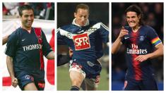 Liga Prancis yang masuk dalam deretan Liga terbaik di Eropa dihuni para striker tajam, mulai striker lokal hingga striker impor. Berikut 5 striker tertajam yang dimiliki klub Prancis yang berlaga di semua ajang kompetisi sepanjang sejarah. (Kolase Foto AFP)