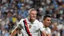 Keunggulan Al Hilal tidak berlangsung lama. Gol Erling Haaland pada menit ke-55 berhasil menyamakan kedudukan menjadi 2-2. Skor imbang itu bertahan hingga waktu normal berakhir, memaksa laga berlanjut ke babak tambahan. (PATRICIA DE MELO MOREIRA/AFP)