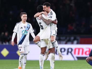 Paris Saint-Germain harus mengubur ambisi mempertahankan gelar Coupe de France setelah secara mengejutkan disingkirkan rival sekota, Paris FC, pada babak 32 besar. (AFP/Anne-Christine Poujoulat)