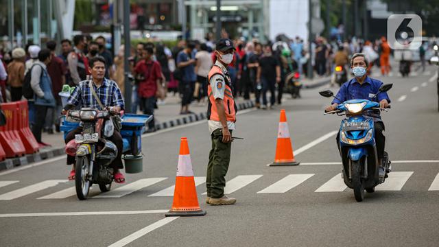 Personel Gabungan Dikerahkan di Zebra Cross Citayam Fashion Week