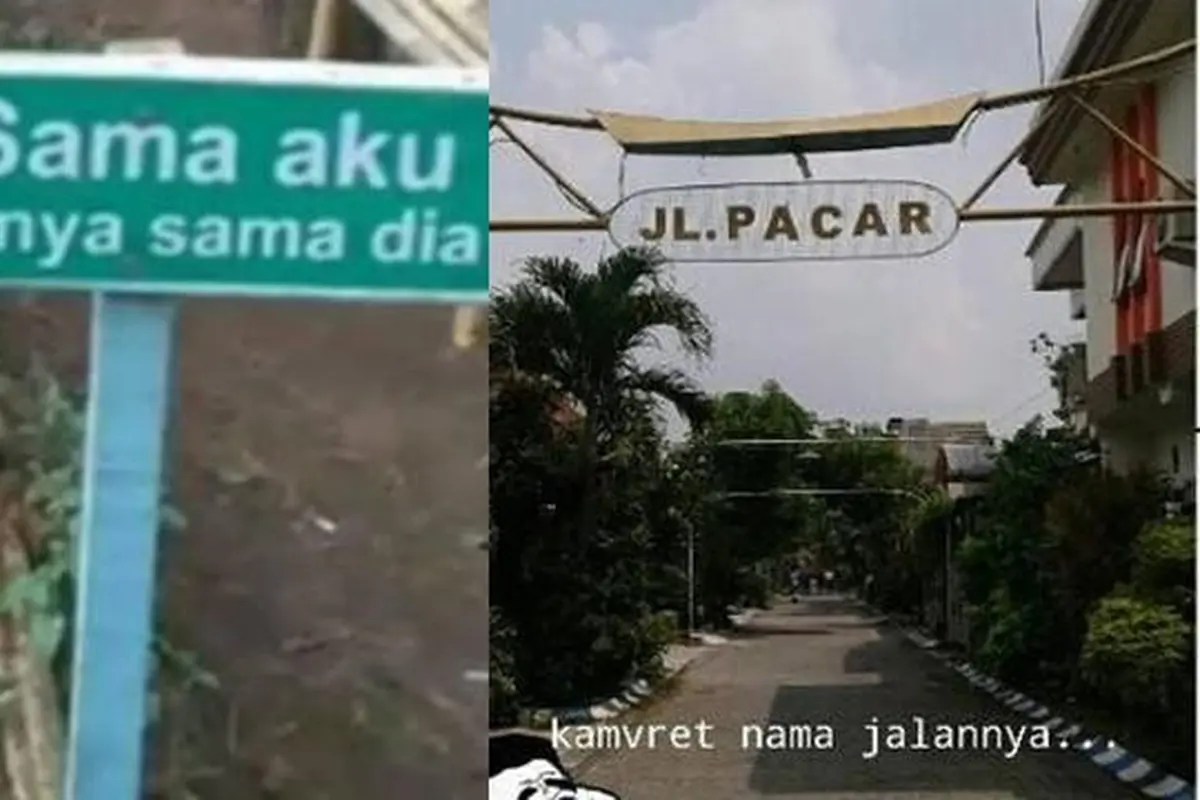 Nama jalan nyeleneh (Ist)