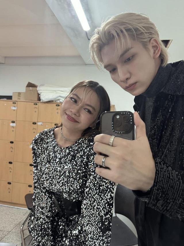 Potret Lady Rara bersama Hyuk VIXX (Sumber: Instagram/@lida_rara06)