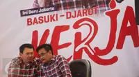 Pasangan Cagub Cawagub nomor urut dua, Basuki Tjahaja Purnama (Ahok) dan Djarot Saiful Hidayat menghimbau tidak ada pengerahan massa