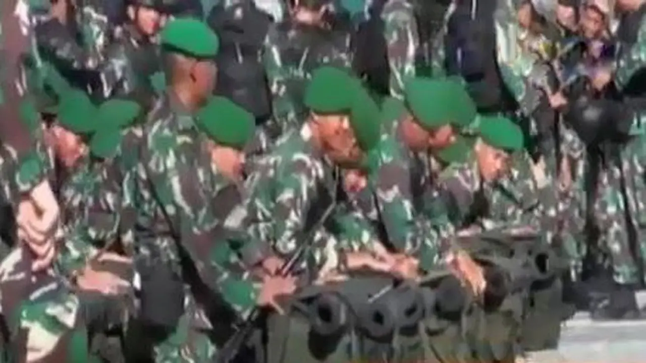 VIDEO: 500 Pasukan Reaksi Cepat TNI Siap Bebaskan 10 WNI