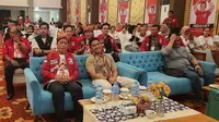 Ketum PSI, Kaesang Pangarep saat menghadiri Kopdarwil PSI DPW Bangka Belitung di salah satu hotel kawasan Pangkal Pinang, Bangka Belitung. (Liputan6.com/Dicky Agung Prihanto)