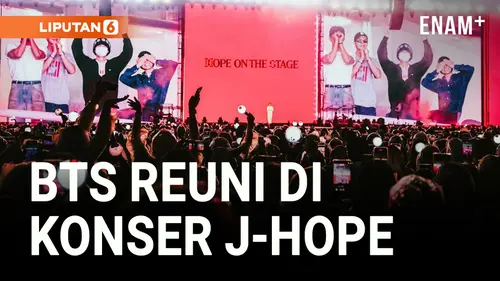 VIDEO: BTS Reuni di Konser J-Hope, Bikin Army Heboh