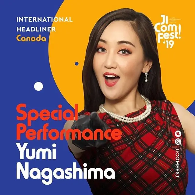 JICOMFEST 2019 Hadirkan Komika Wanita Taraf Dunia Yumi Nagashima, Nonton Yuk!