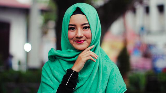 Ilustrasi perempuan muslim