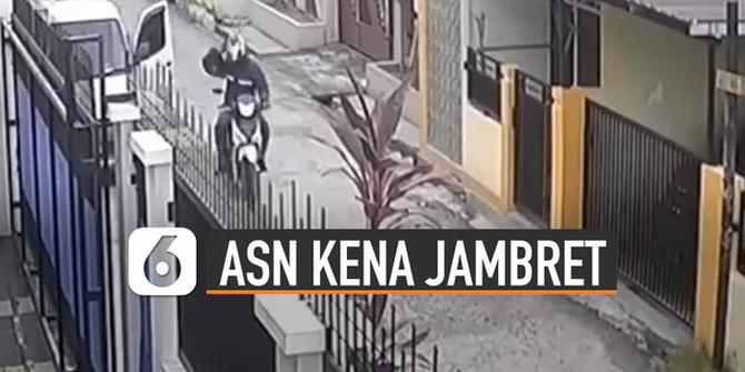 VIDEO: Viral ASN Kena Jambret di Depan Rumahnya Sendiri