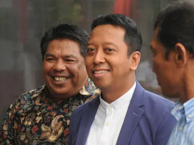 Ketua Umum PPP M Romahurmuziy memenuhi panggilan pemeriksaan penyidik KPK, Jakarta, Kamis (23/8). Romahurmuziy dipanggil untuk dimintai keterangan dalam kasus dugaan suap usulan dana perimbangan daerah dalam RAPBN-P 2018. (Merdeka.com/Dwi Narwoko)